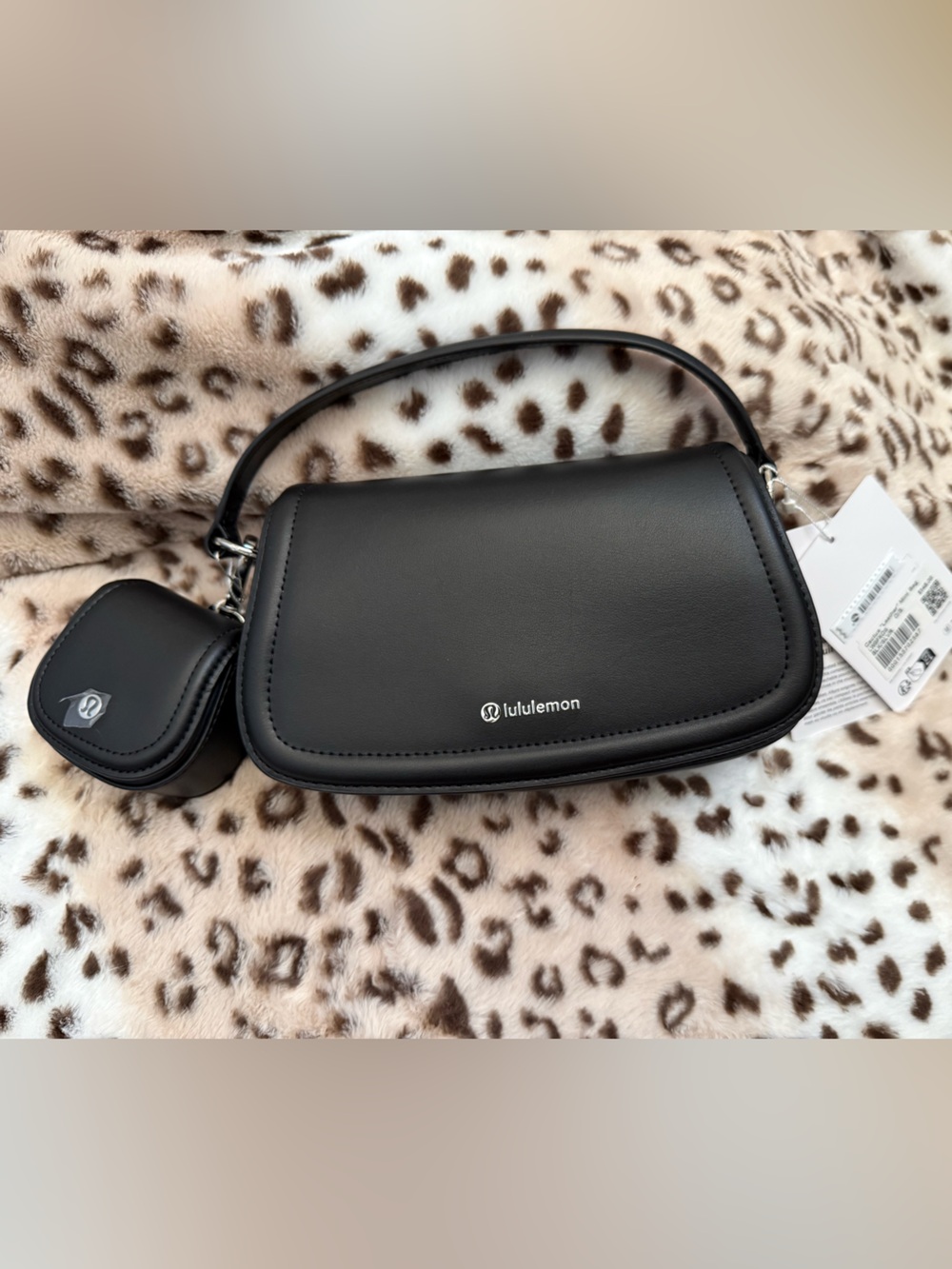 lululemon Black Leather Handbag - Picture 2 of 4